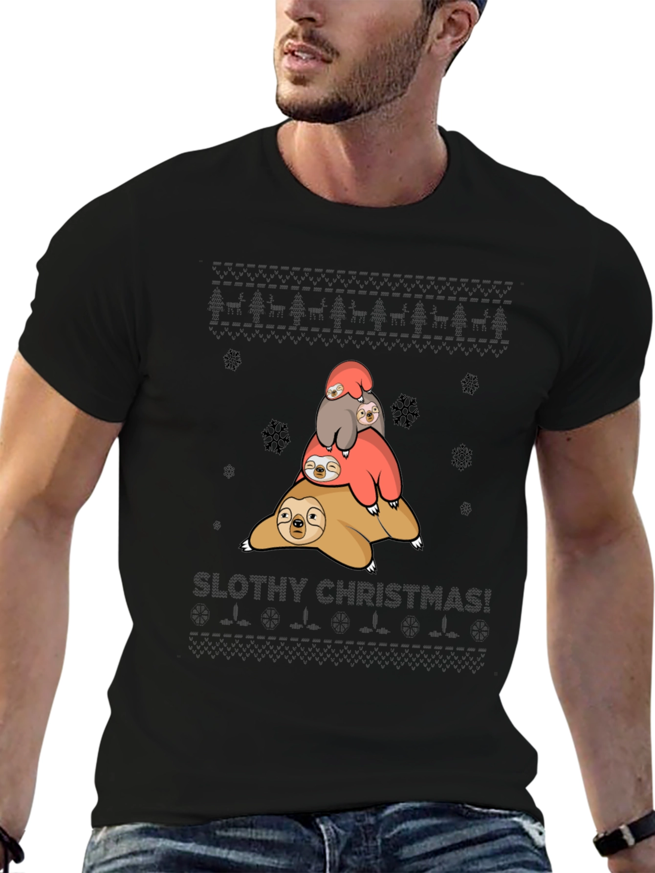 Slothy Christmas T-Shirt