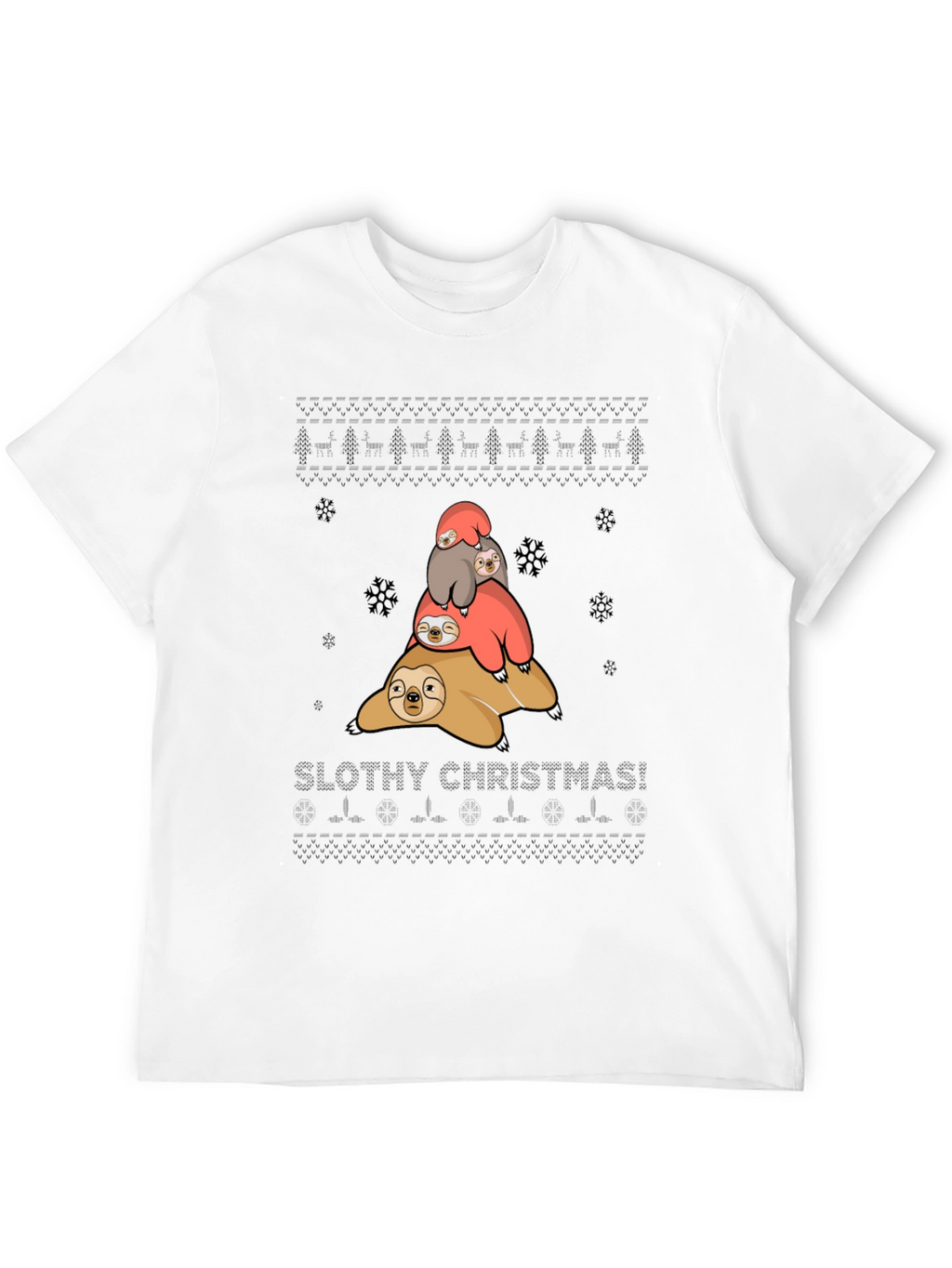 Slothy Christmas T-Shirt