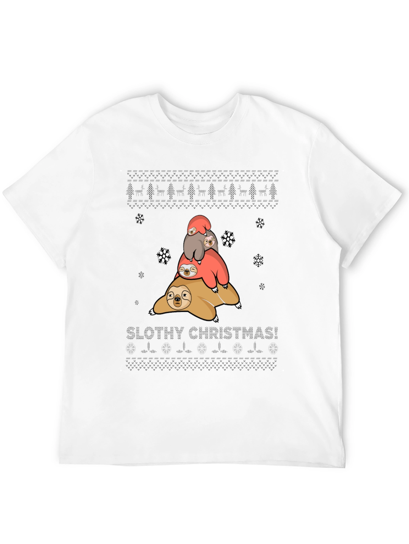 Slothy Christmas T-Shirt