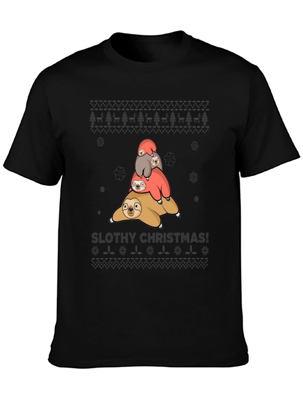 Slothy Christmas T-Shirt