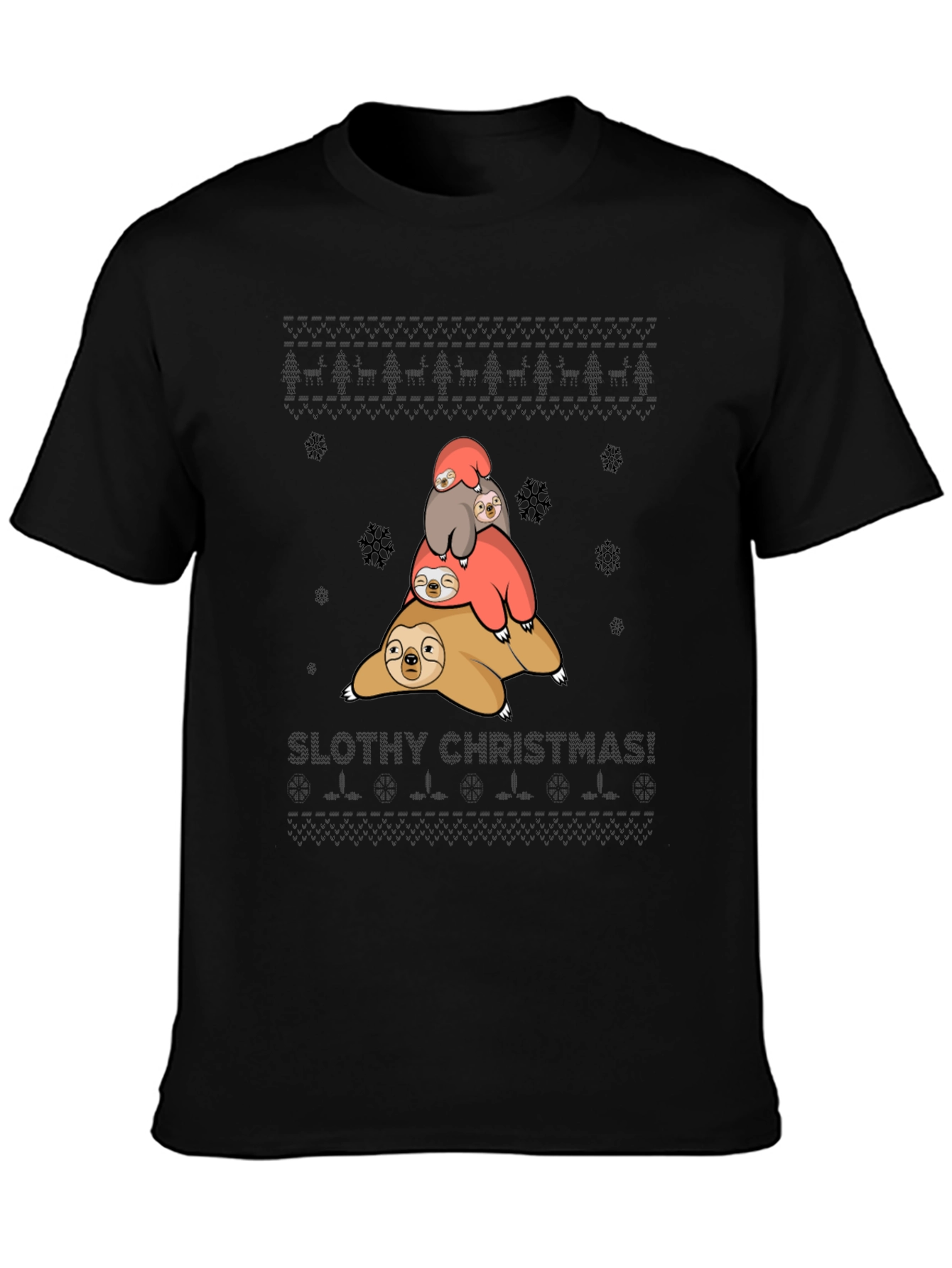 Slothy Christmas T-Shirt
