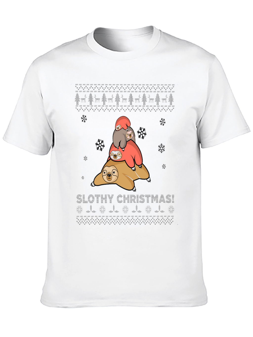 Slothy Christmas T-Shirt