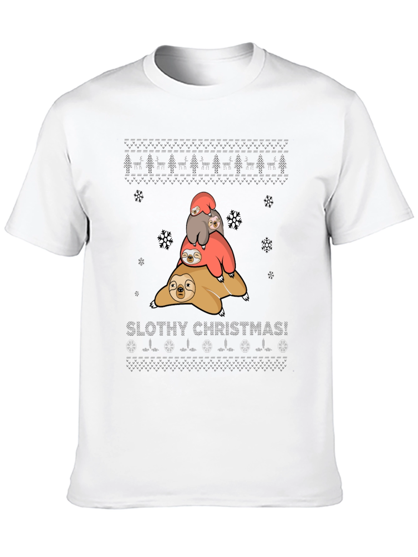 Slothy Christmas T-Shirt