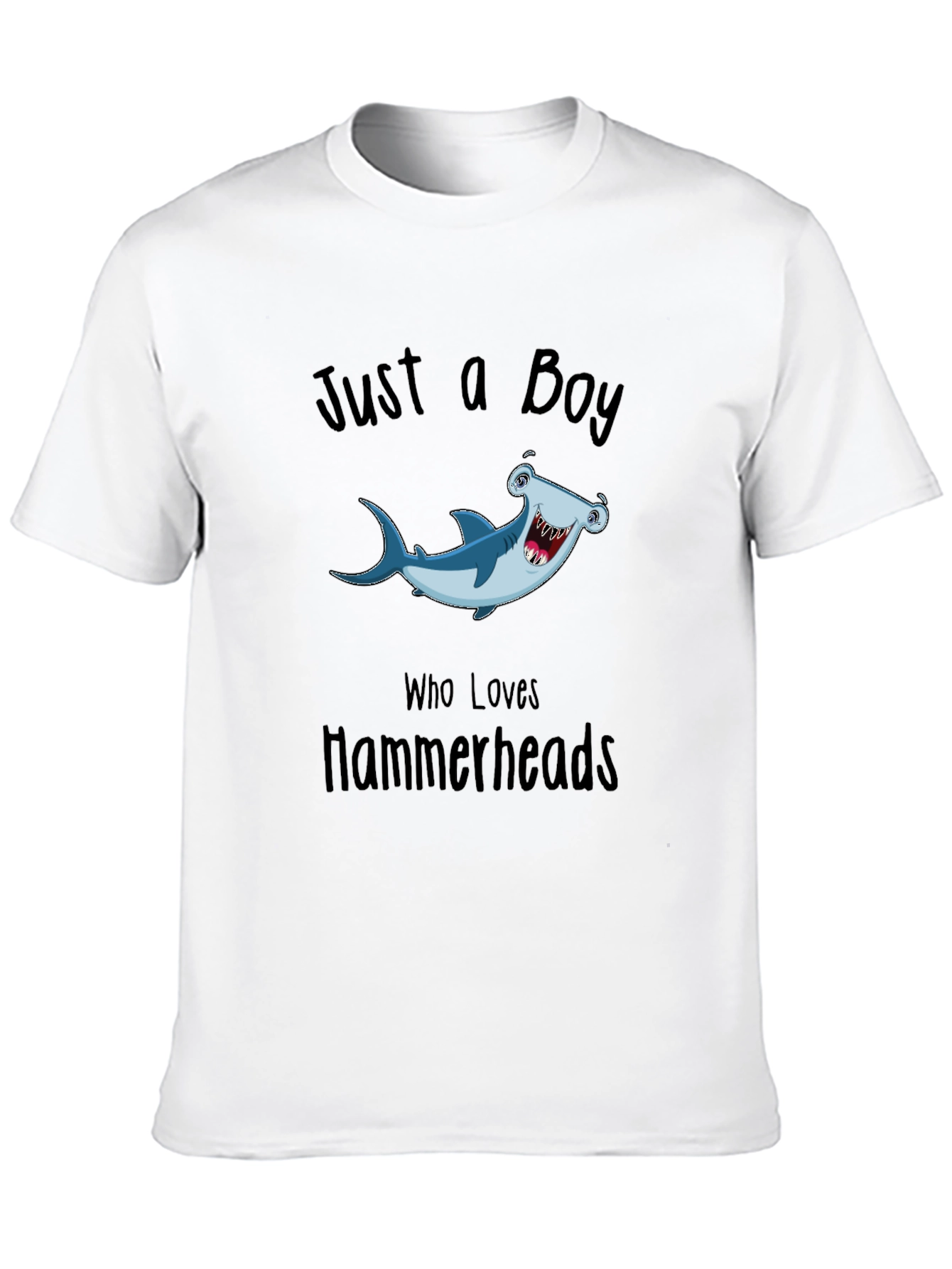 Just a Boy Who Loves Hammerheads T-Shirt