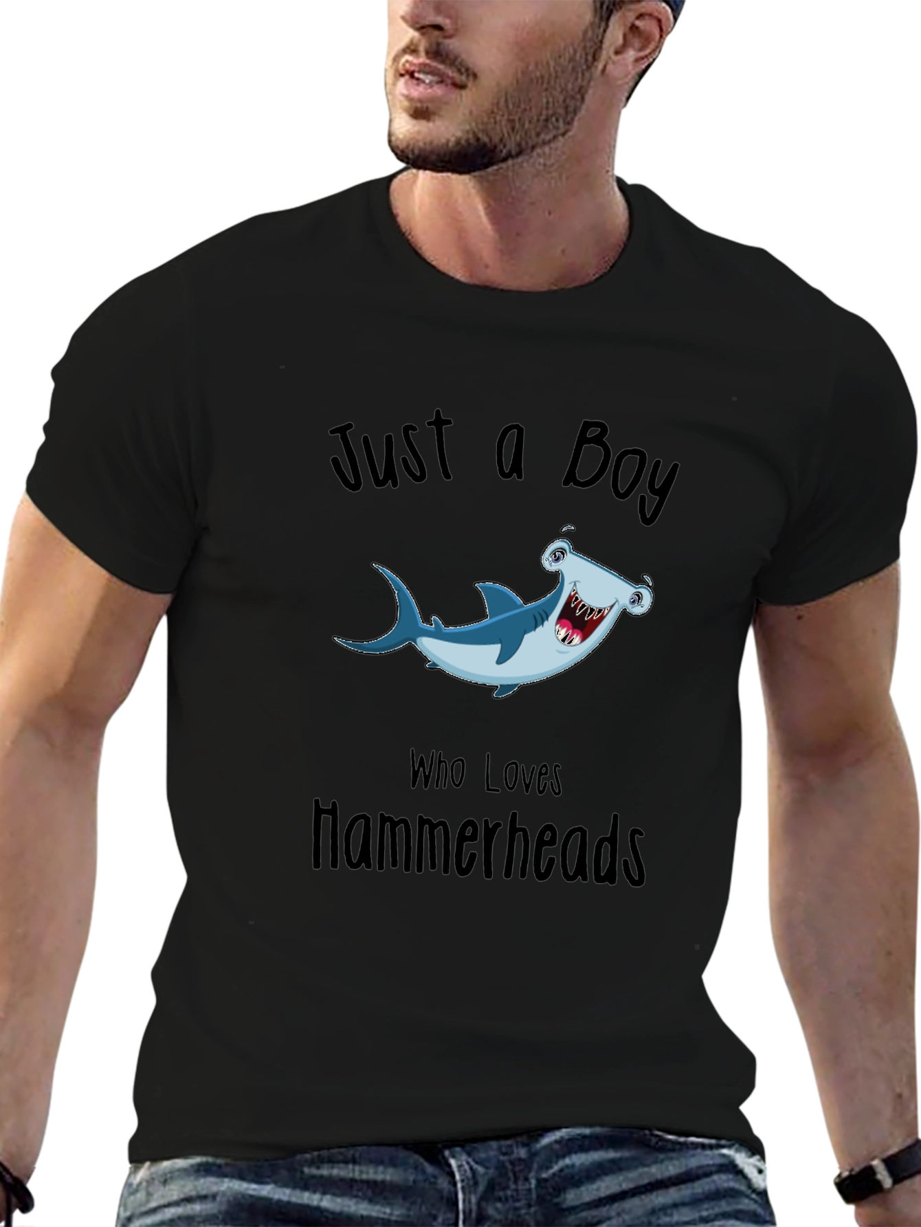 Just a Boy Who Loves Hammerheads T-Shirt