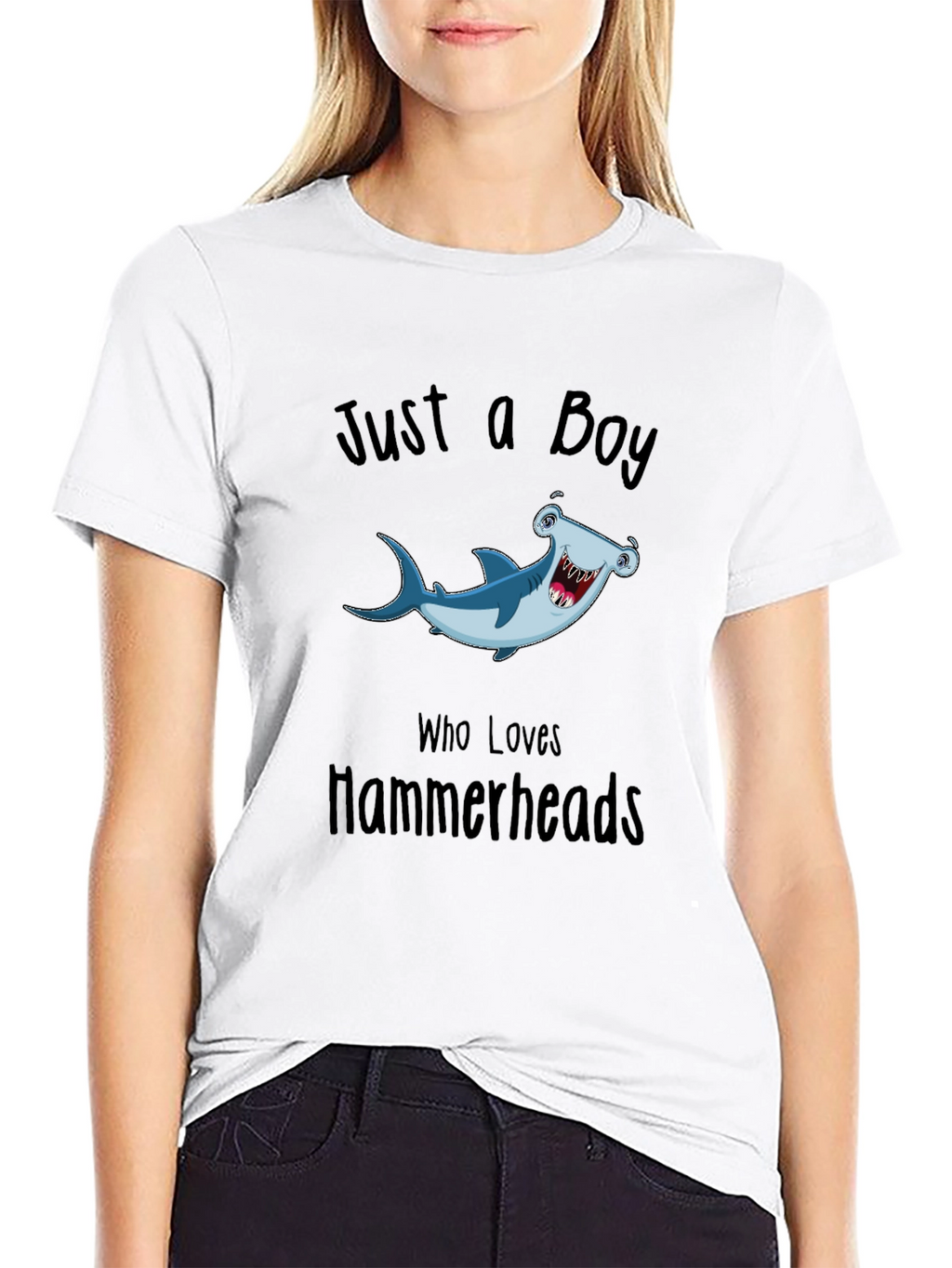 Just a Boy Who Loves Hammerheads T-Shirt