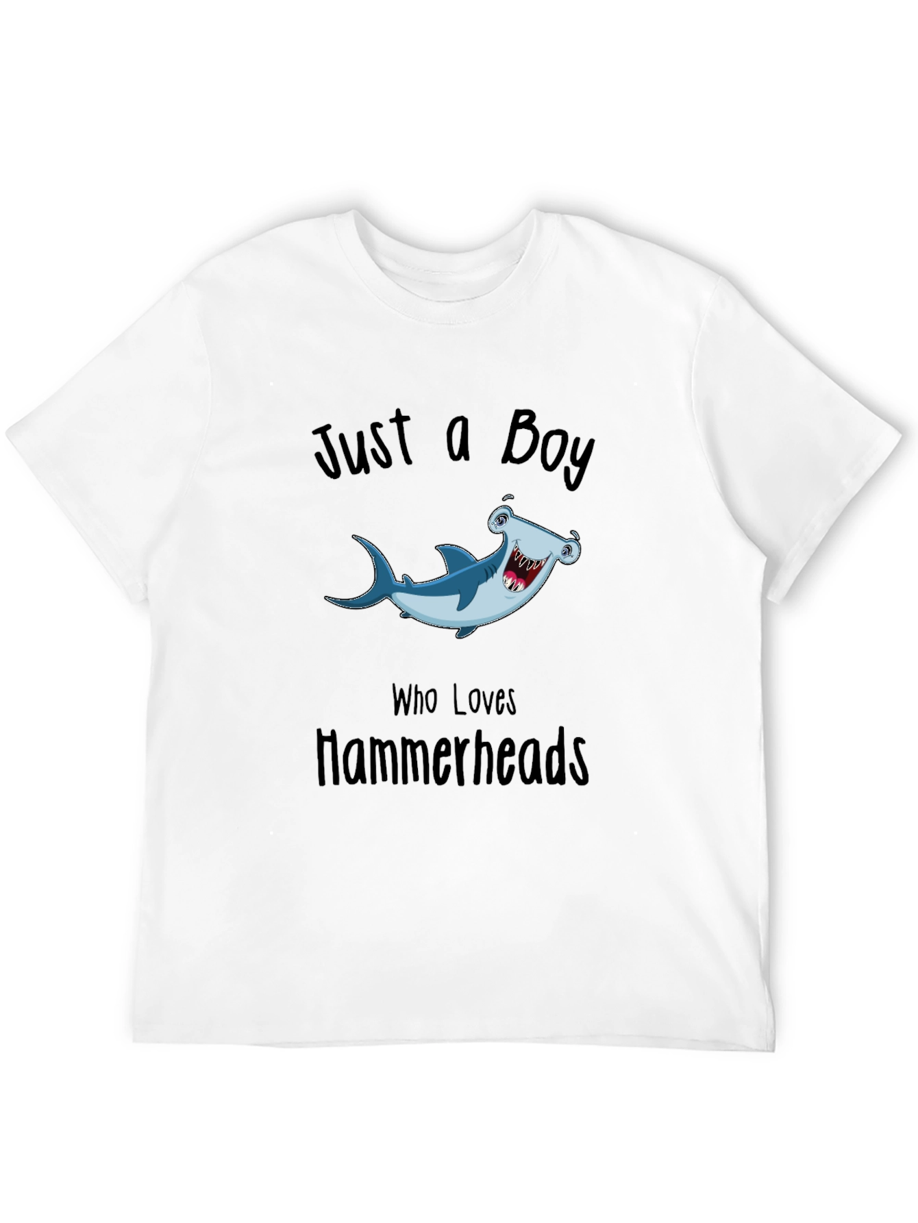 Just a Boy Who Loves Hammerheads T-Shirt