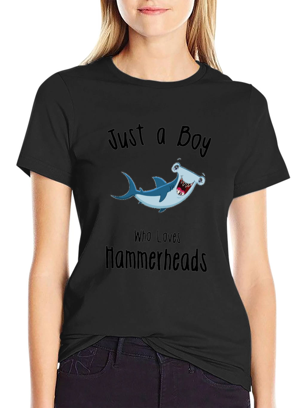 Just a Boy Who Loves Hammerheads T-Shirt