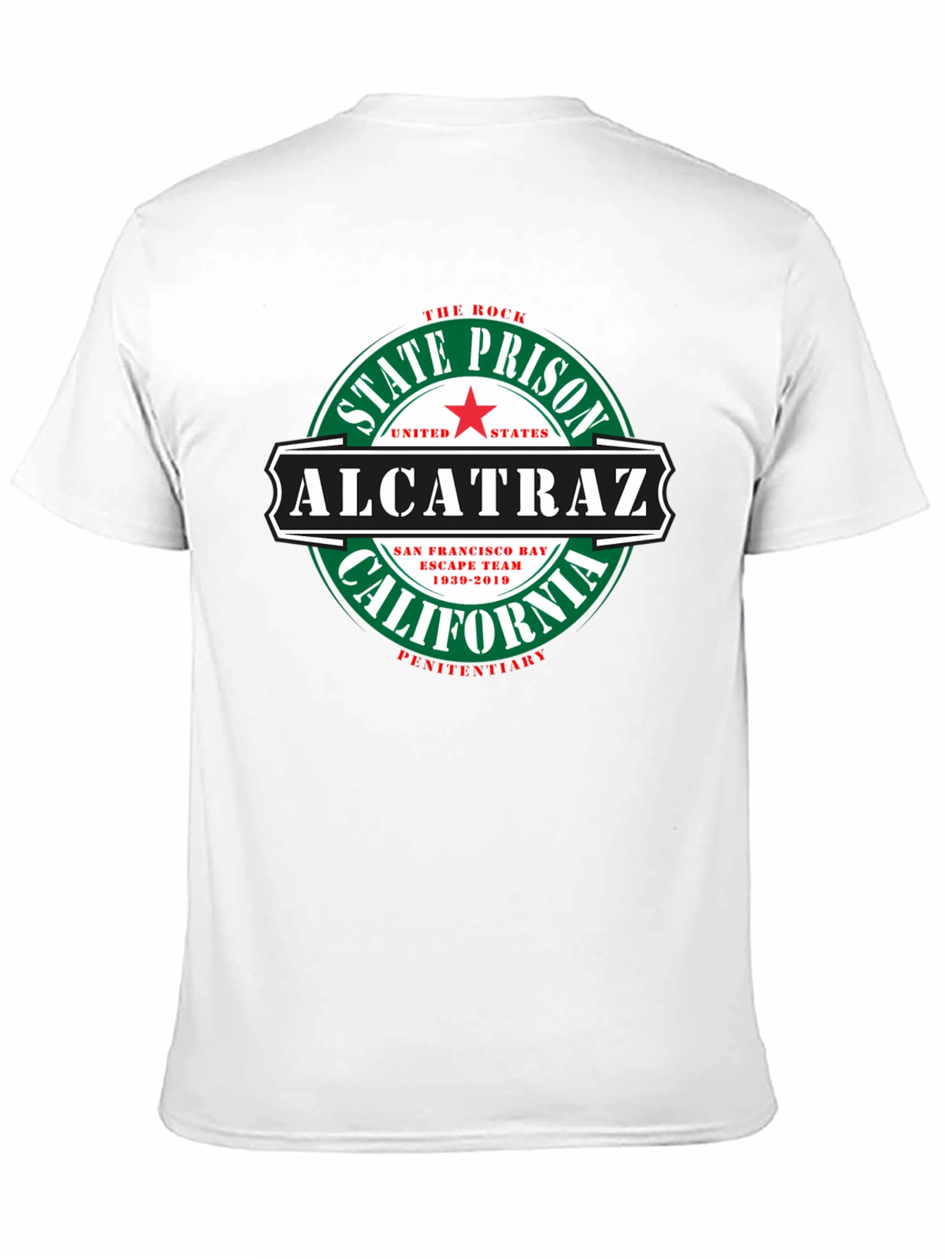 Alcatraz State Prison Graphic Tee - Black Cotton T-Shirt