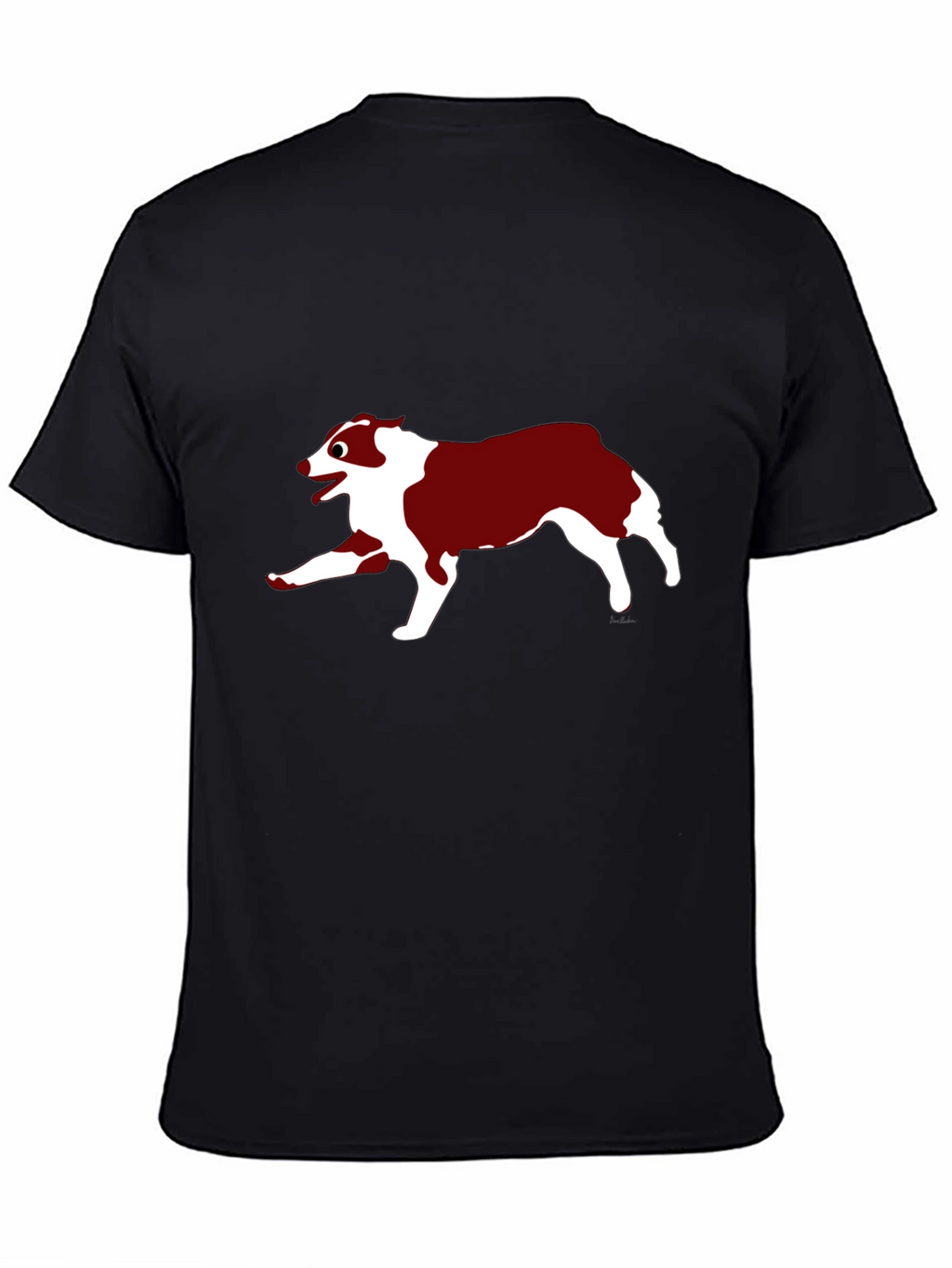 Dog Graphic Black T-Shirt