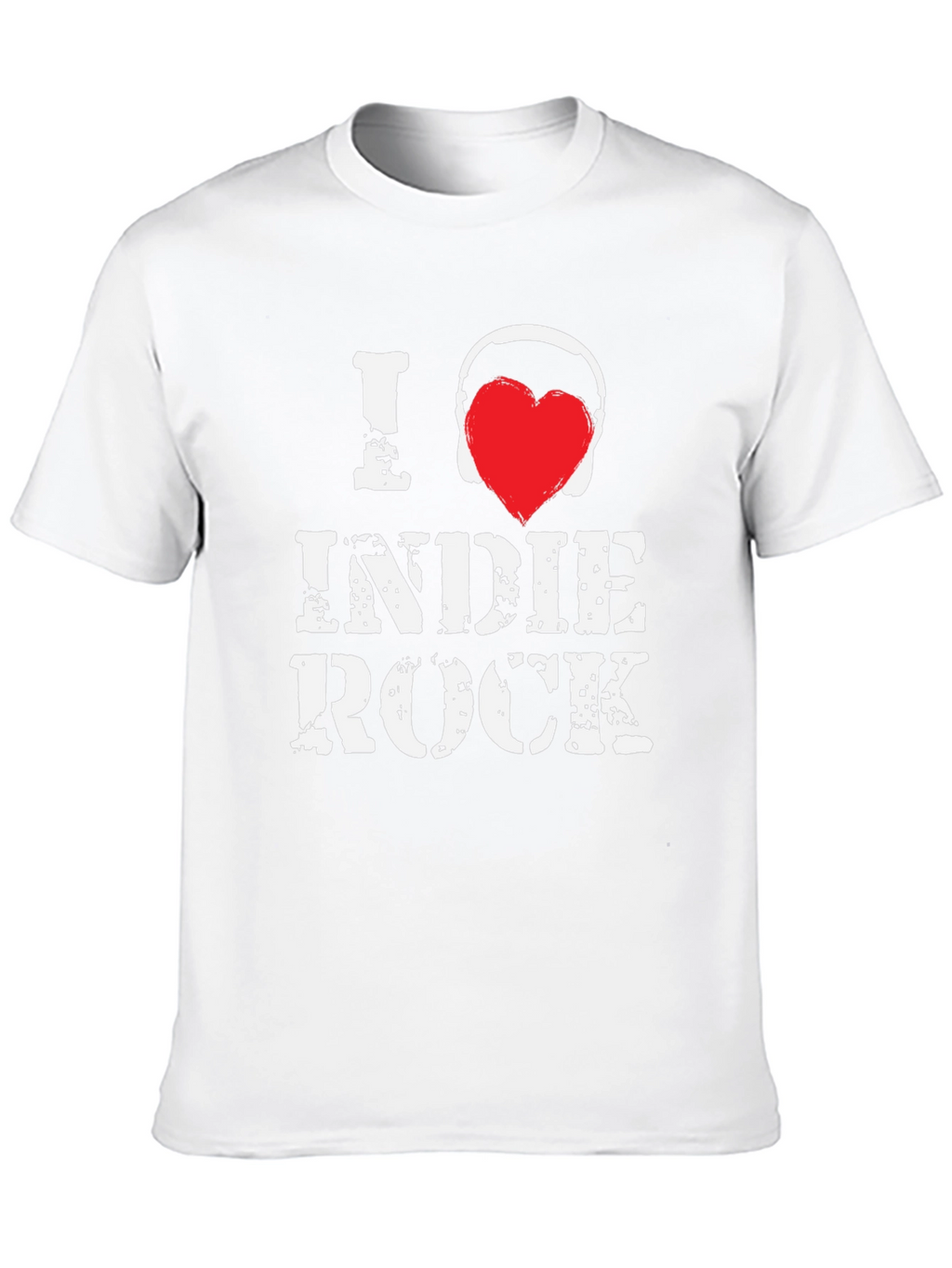 I Love Indie Rock Black Graphic Tee