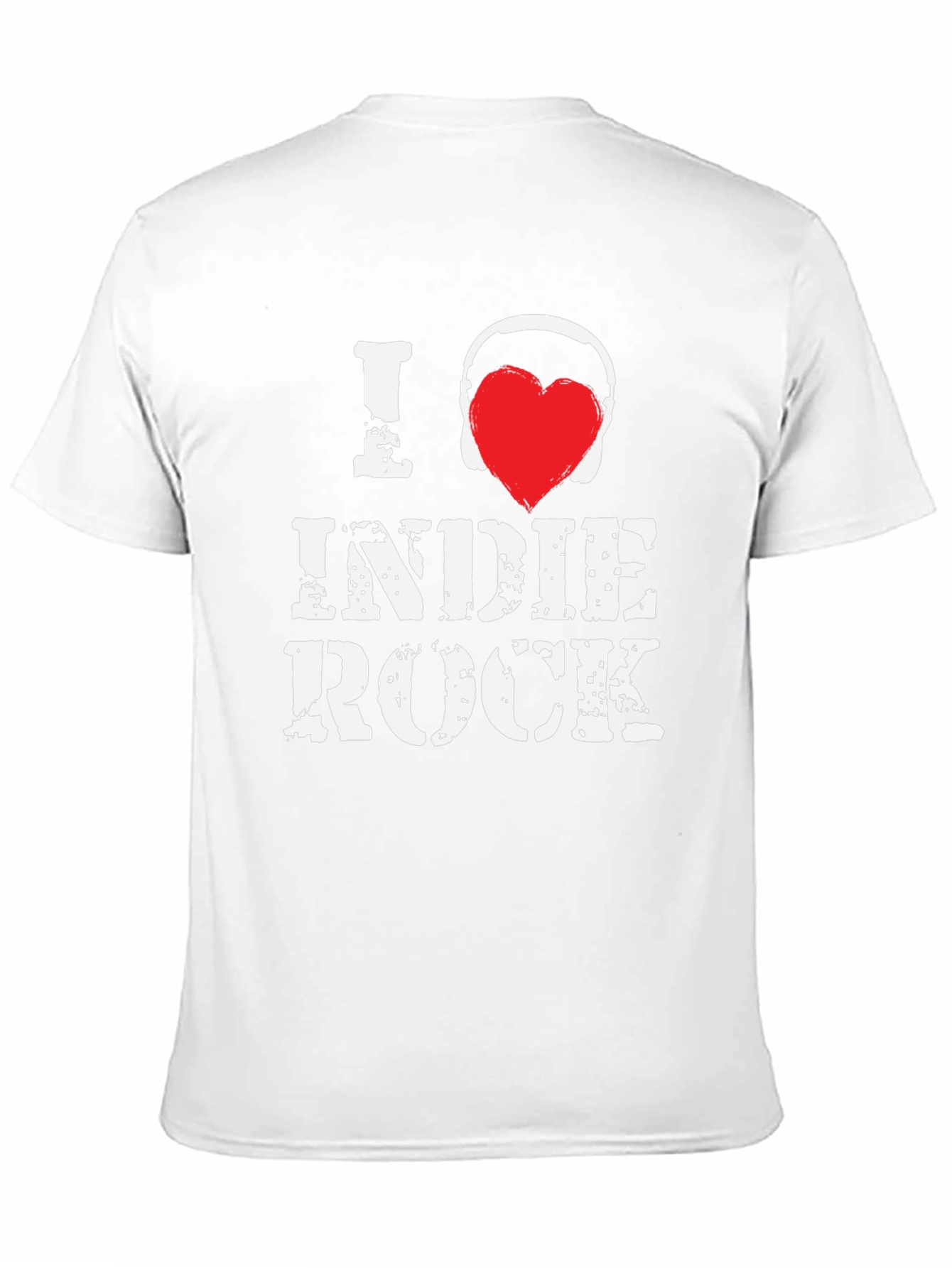 I Love Indie Rock Black Graphic Tee