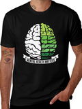 Mental Health Matters Brain Graphic T-Shirt