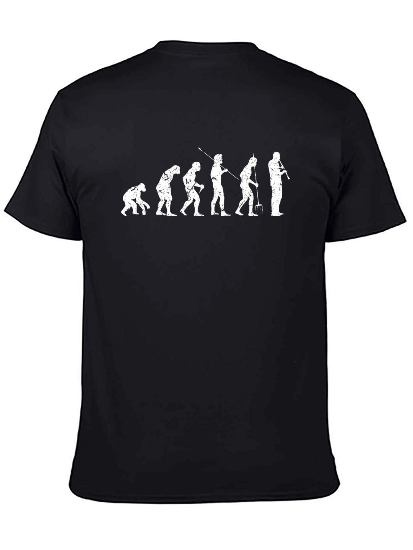 Evolution of Gardener Funny Black T-Shirt