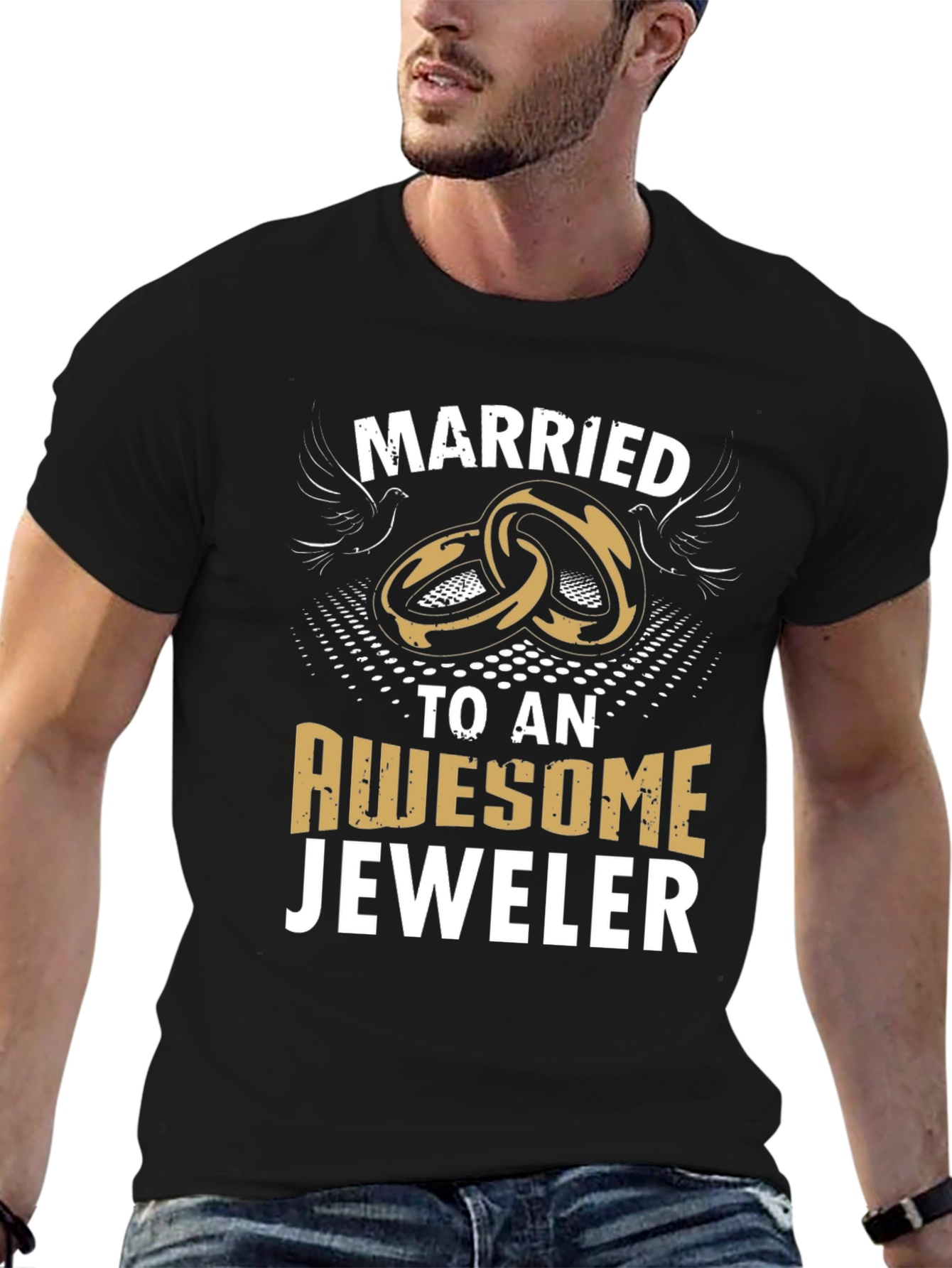 Married to an Awesome Jeweler Graphic T-Shirt