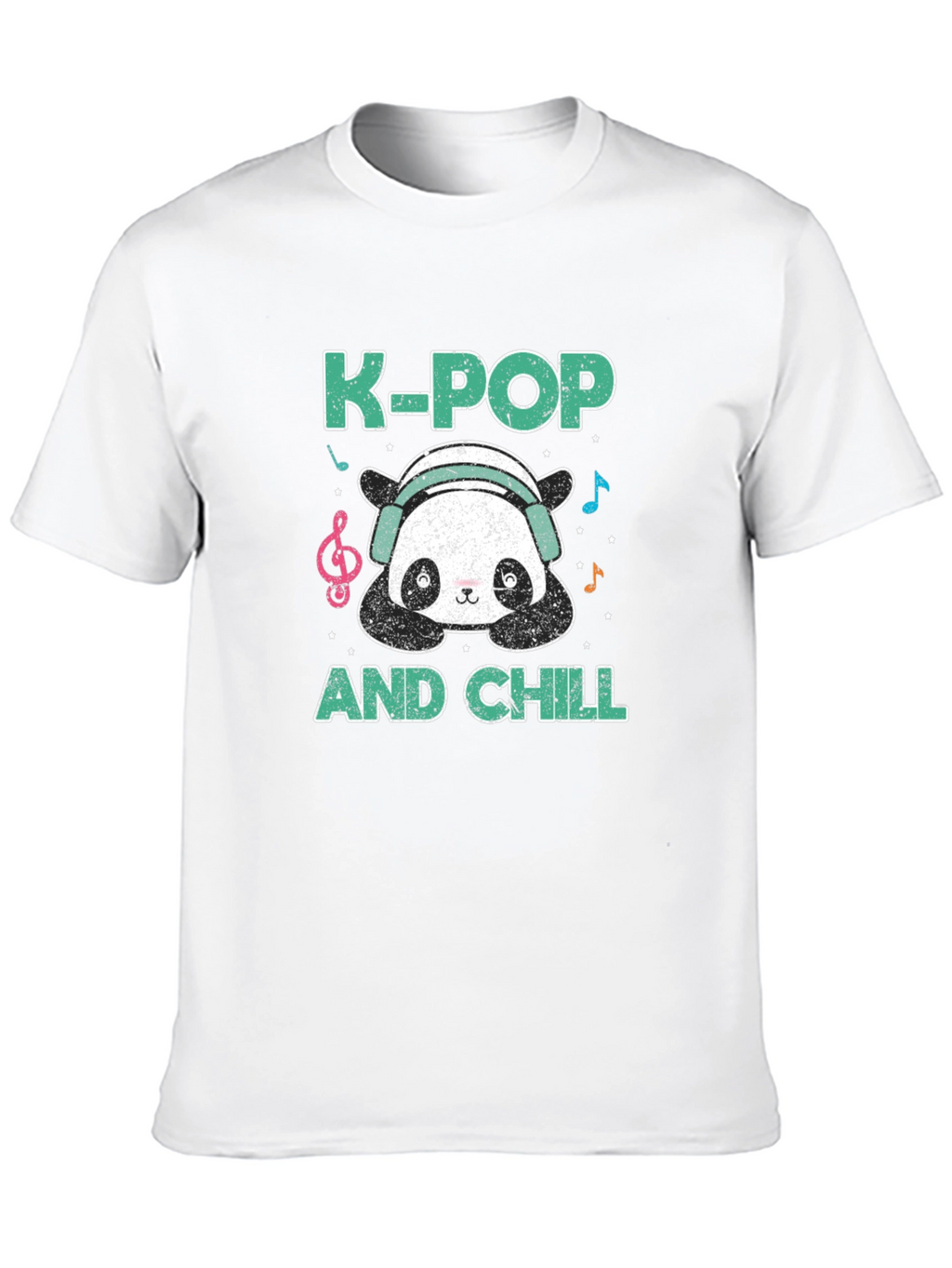 K-Pop and Chill Panda T-Shirt