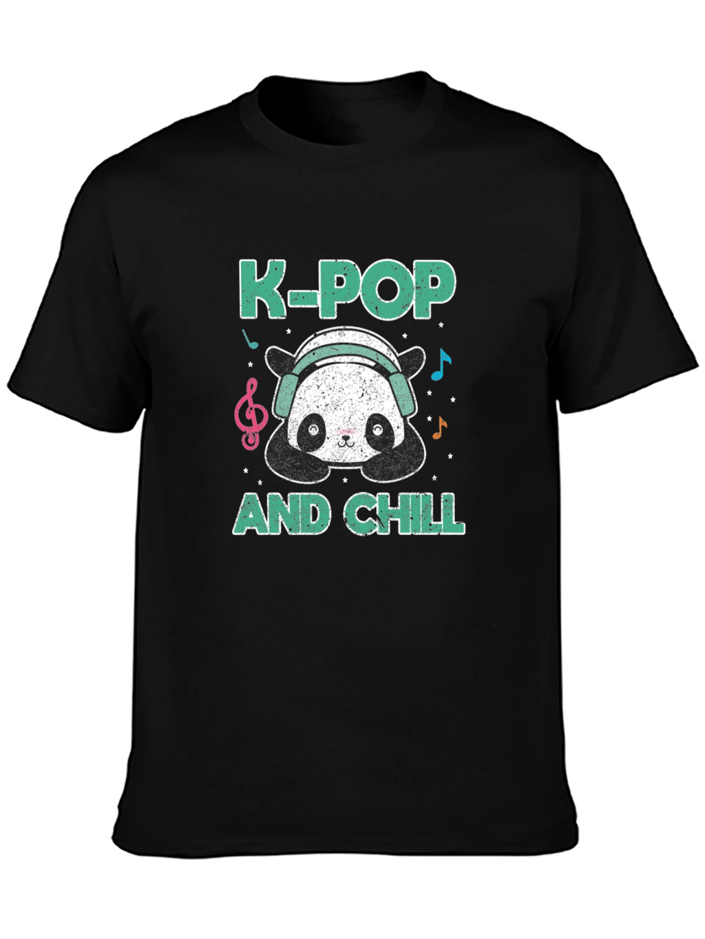 K-Pop and Chill Panda T-Shirt