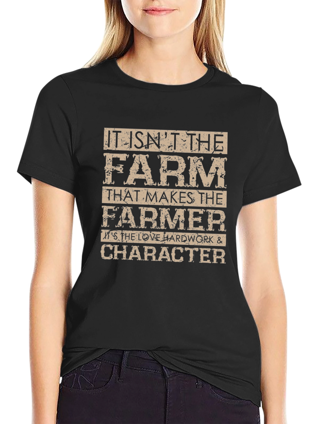 Farmer T-Shirt - Love Hard Work and Character