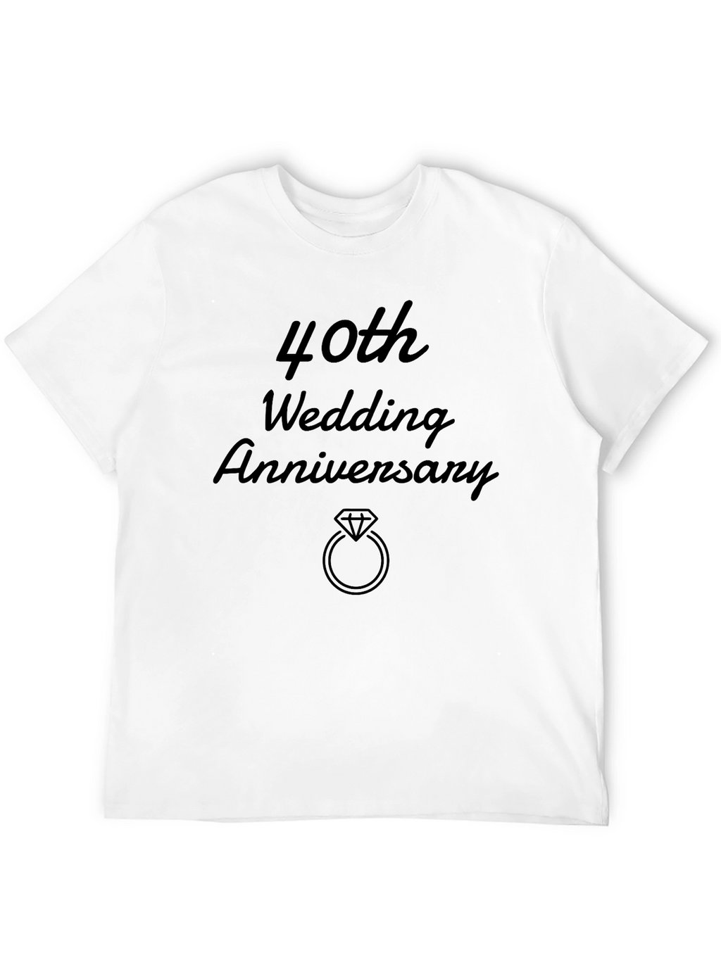 40th Wedding Anniversary Graphic Tee
