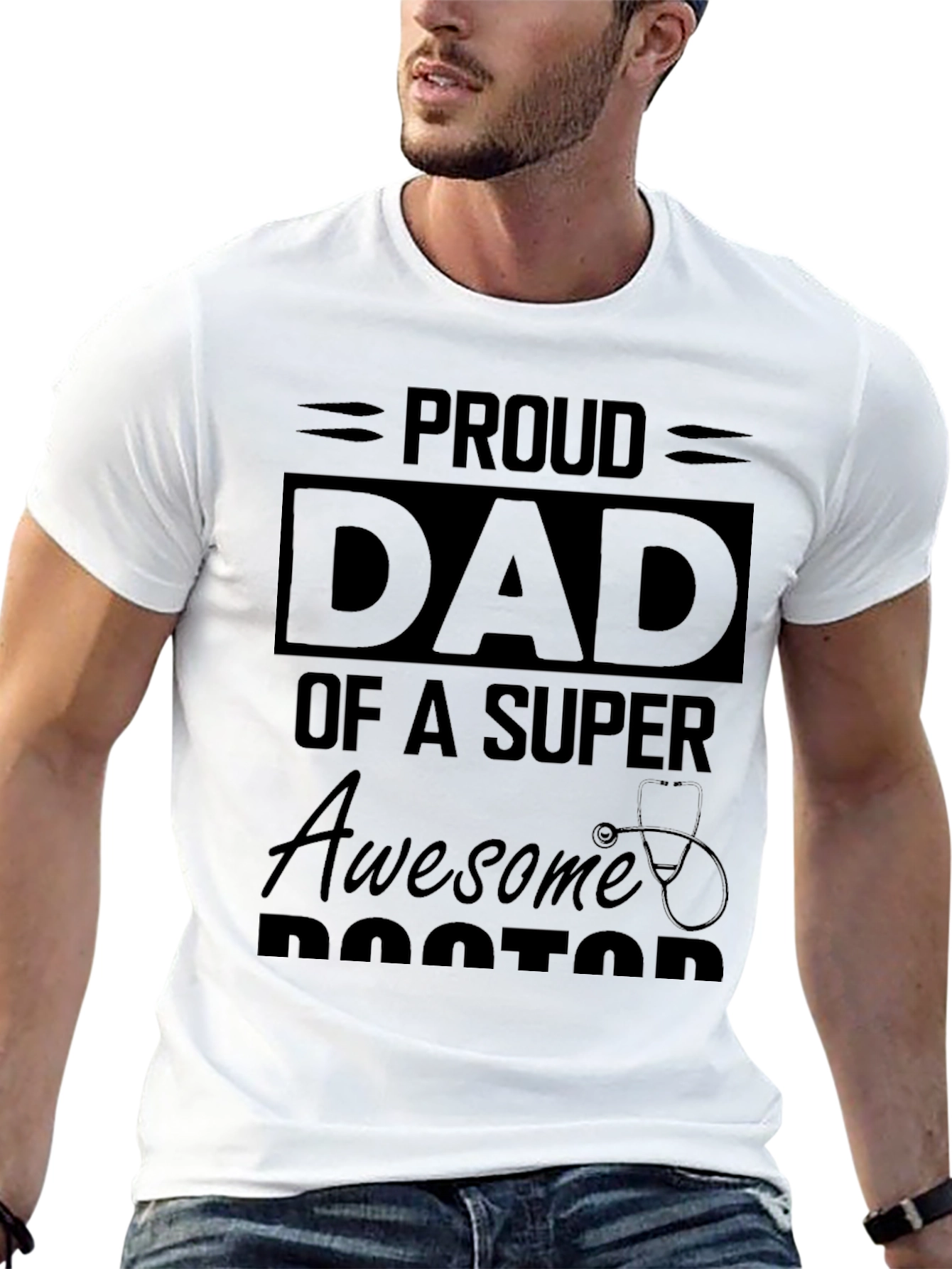 Proud Dad of a Super Awesome Doctor T-Shirt