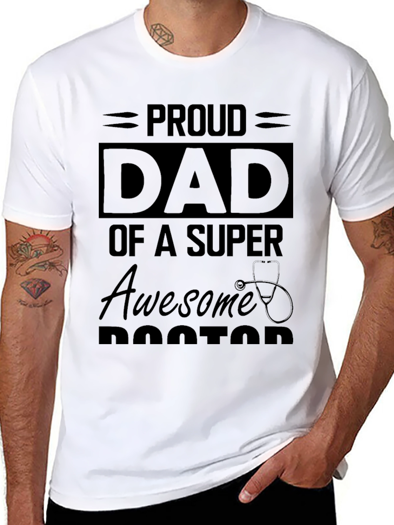 Proud Dad of a Super Awesome Doctor T-Shirt