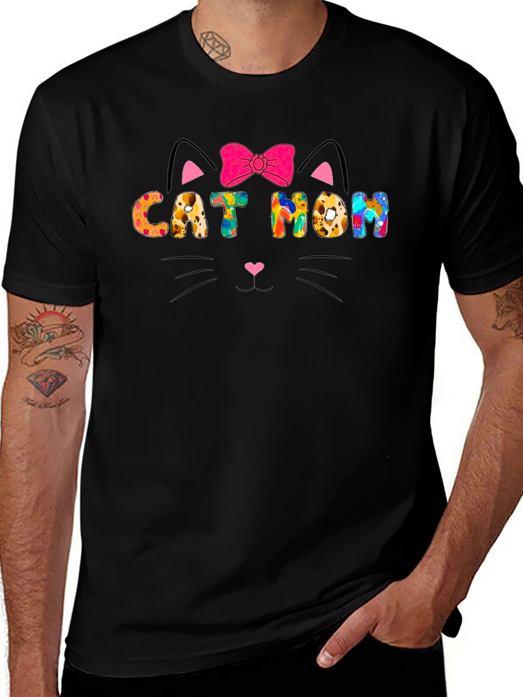 Cat Mom T-Shirt - Cute Cat Lover Tee