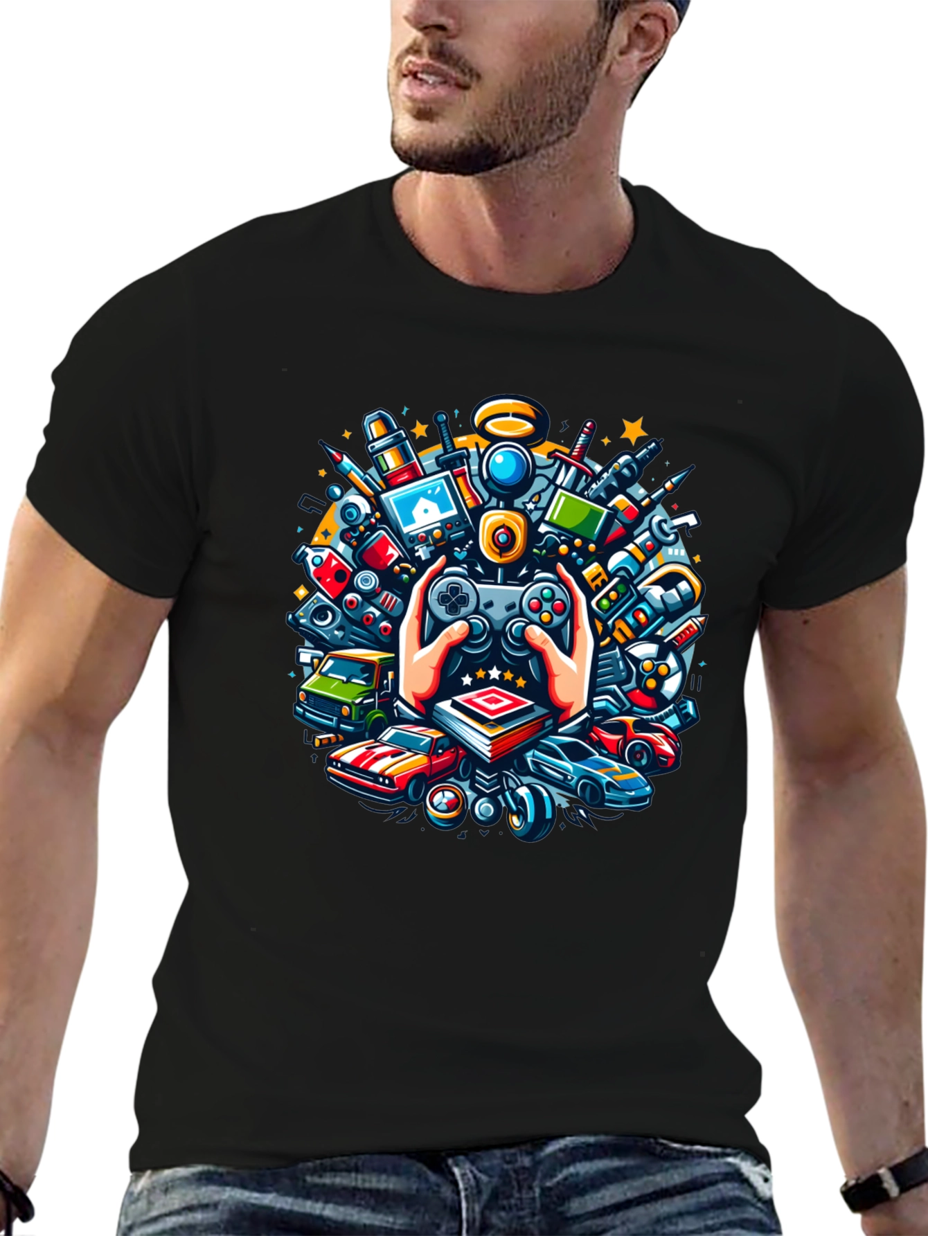 Gamers Delight Black T-Shirt