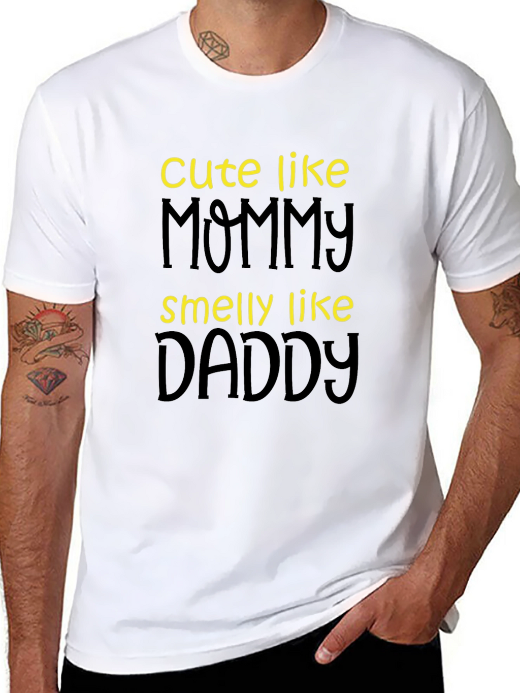 Cute Like Mommy Smelly Like Daddy T-Shirt