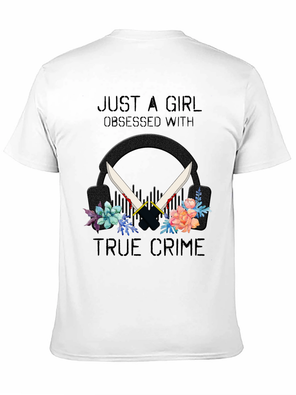 True Crime Obsessed Girls Tee