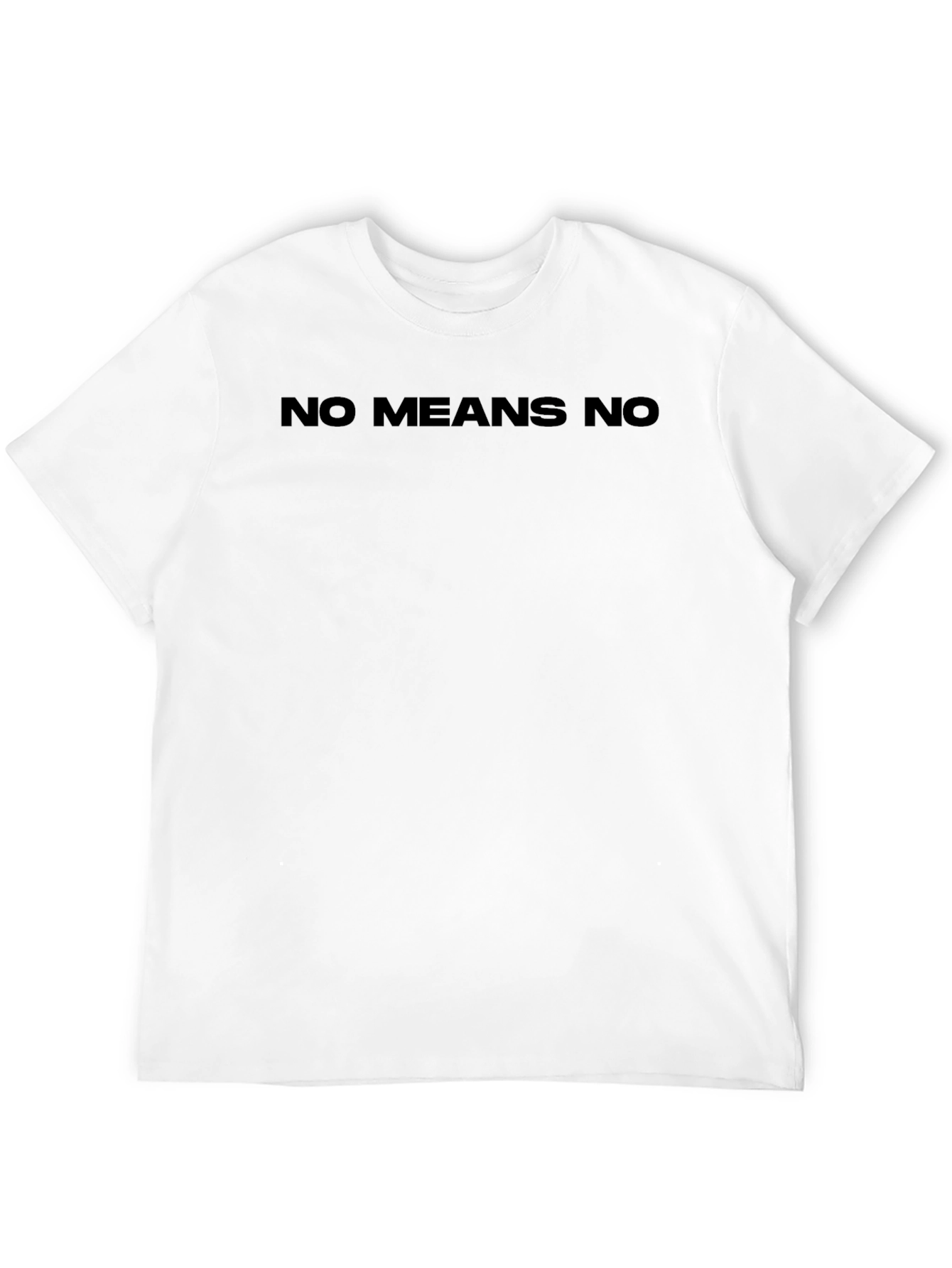 No Means No - Black Graphic Tee
