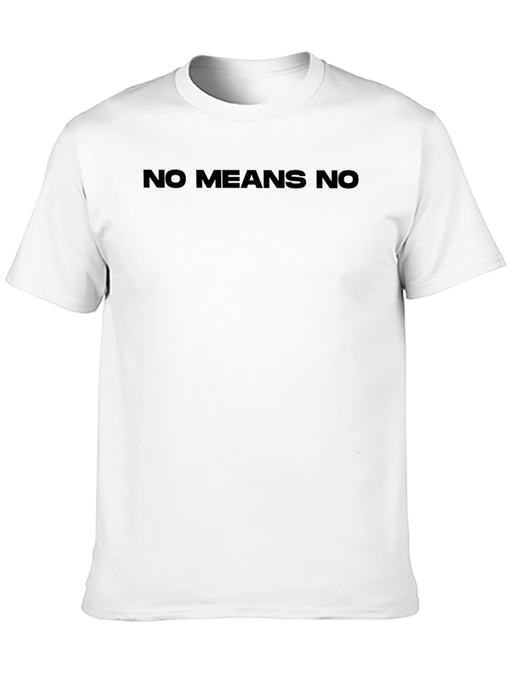 No Means No - Black Graphic Tee