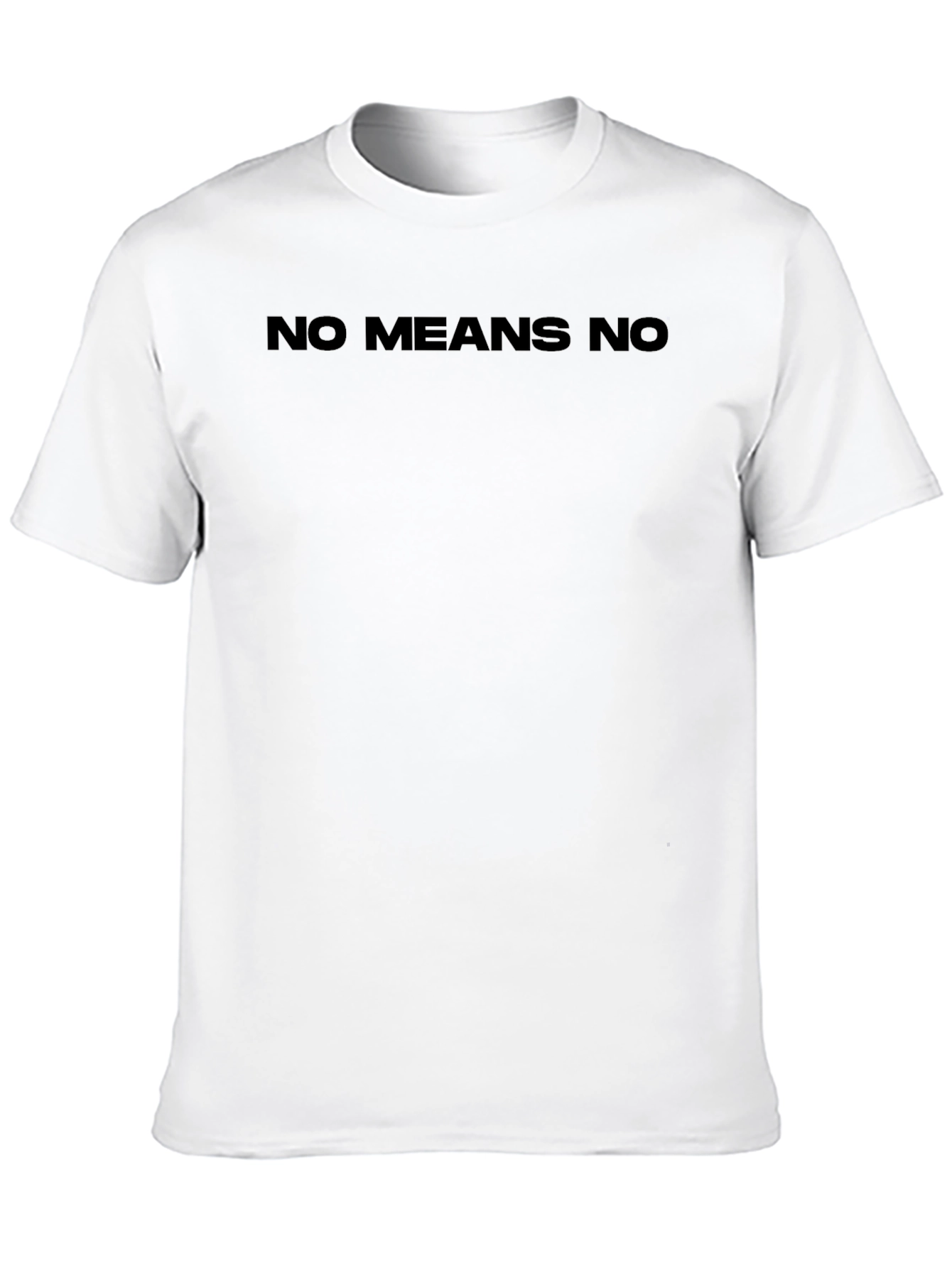 No Means No - Black Graphic Tee