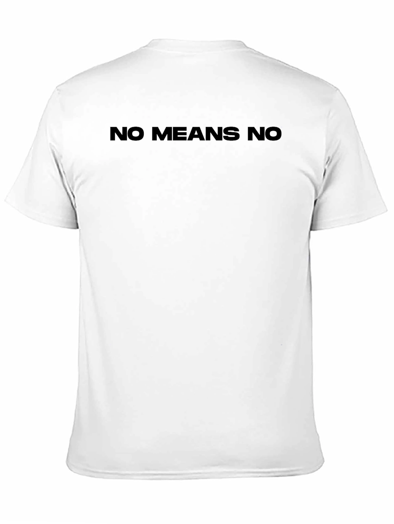 No Means No - Black Graphic Tee