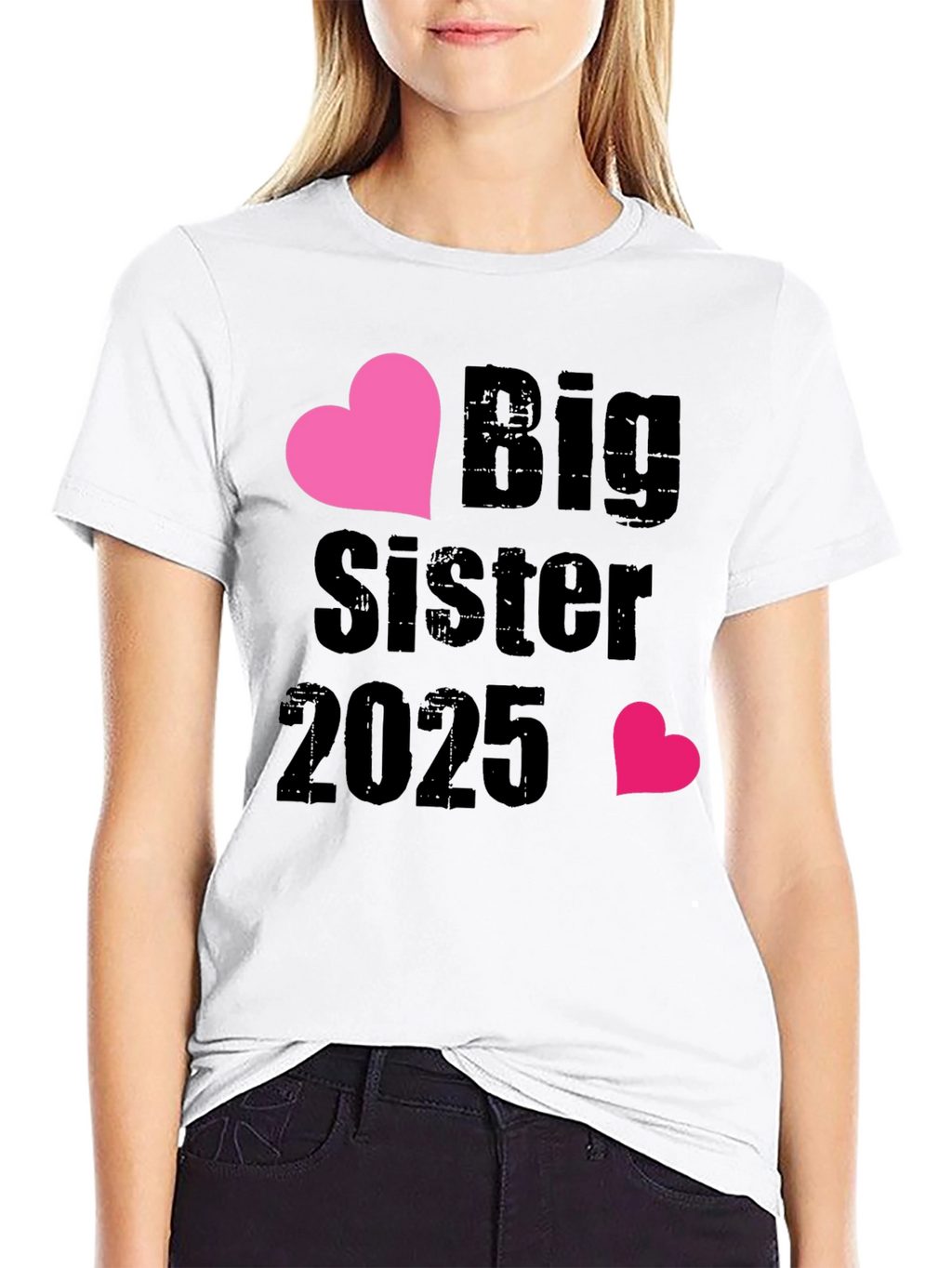 Big Sister 2025 Heart Tee