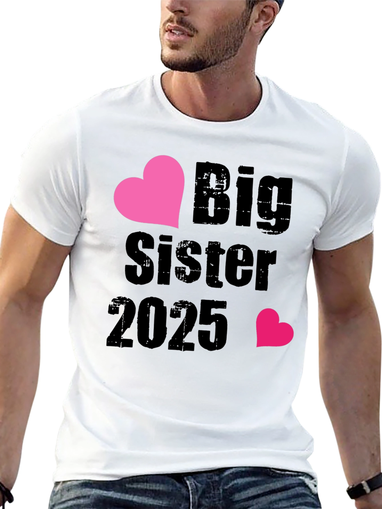 Big Sister 2025 Heart Tee