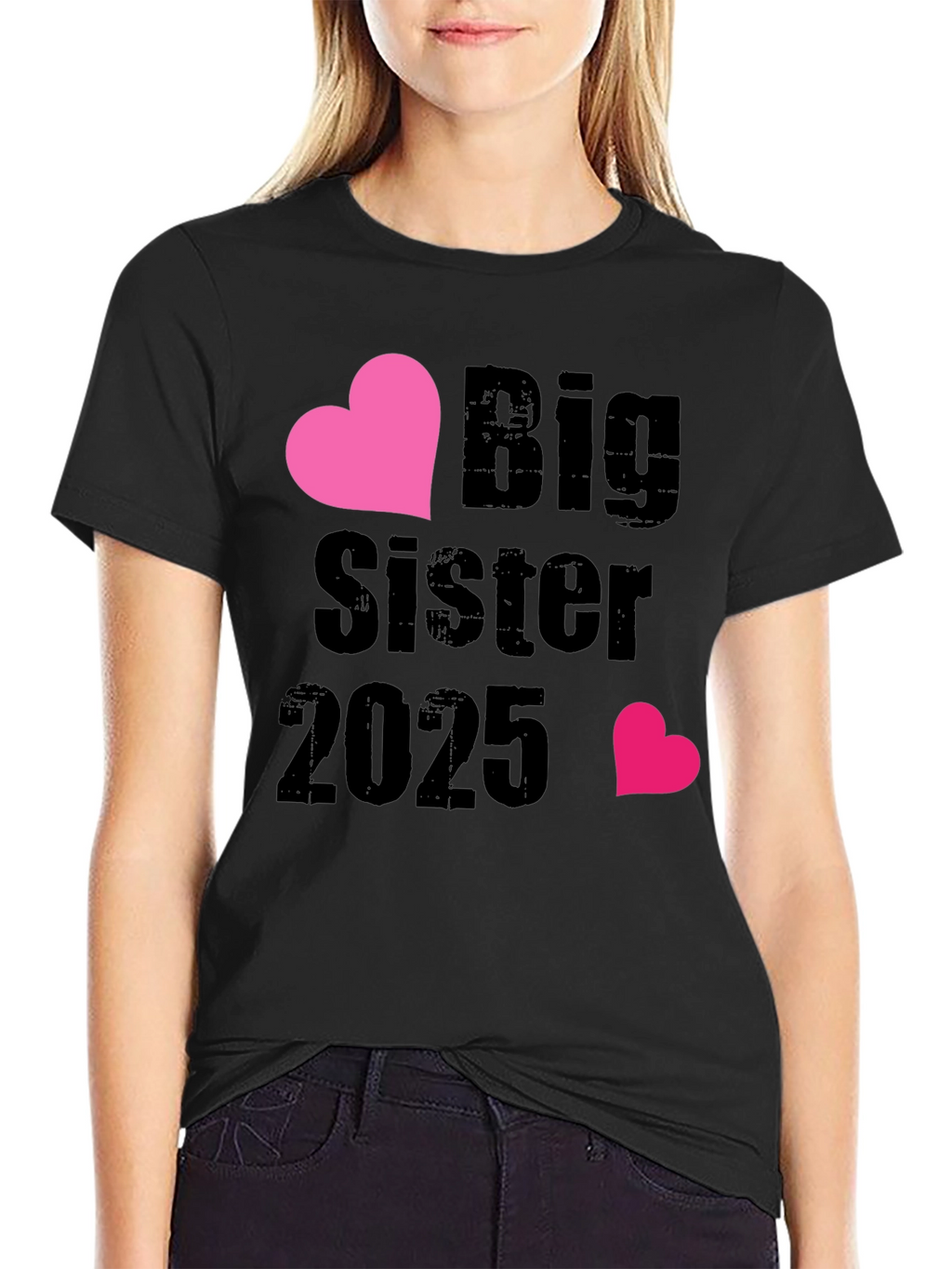 Big Sister 2025 Heart Tee