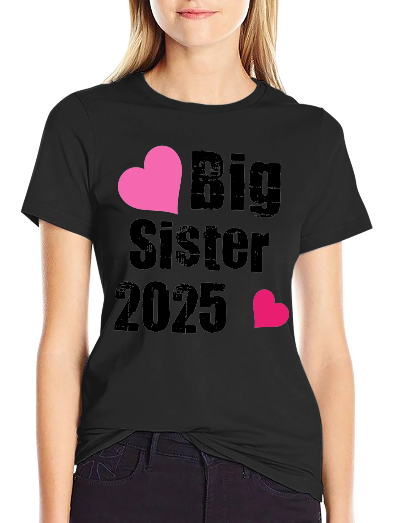 Big Sister 2025 Heart Tee