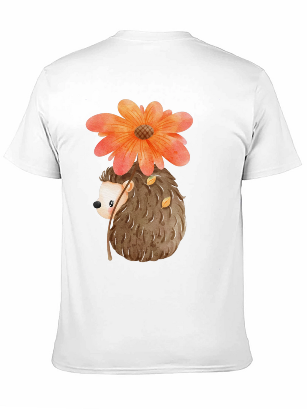 Hedgehog Flower Graphic Tee