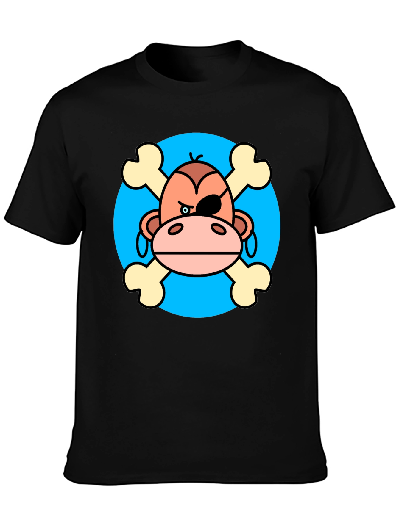 Pirate Monkey Graphic T-Shirt