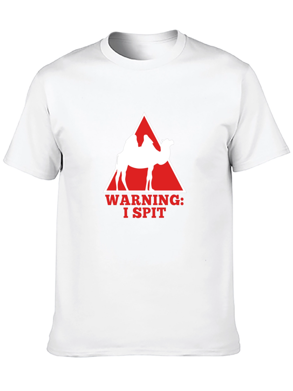 Warning I Spit Camel T-Shirt