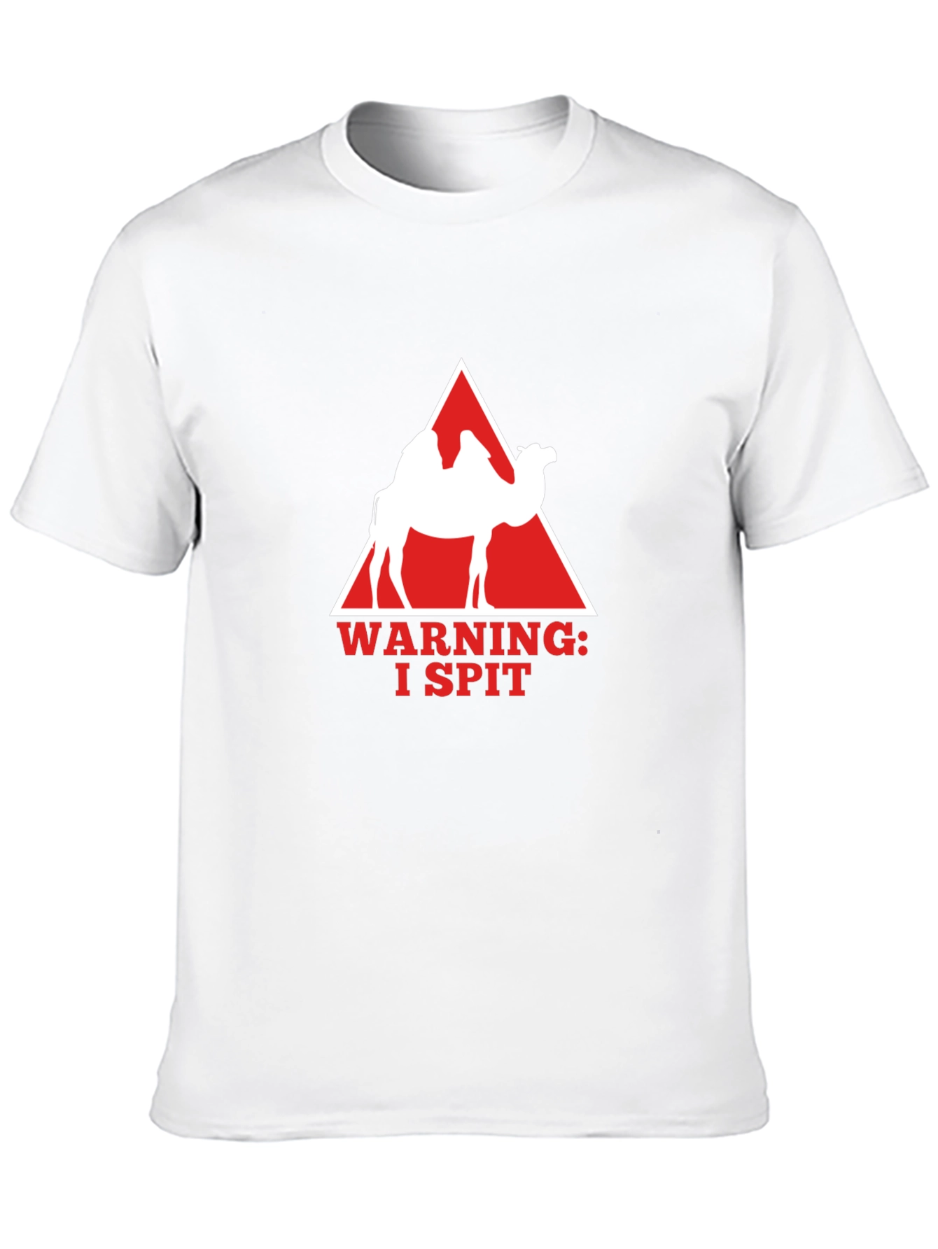 Warning I Spit Camel T-Shirt