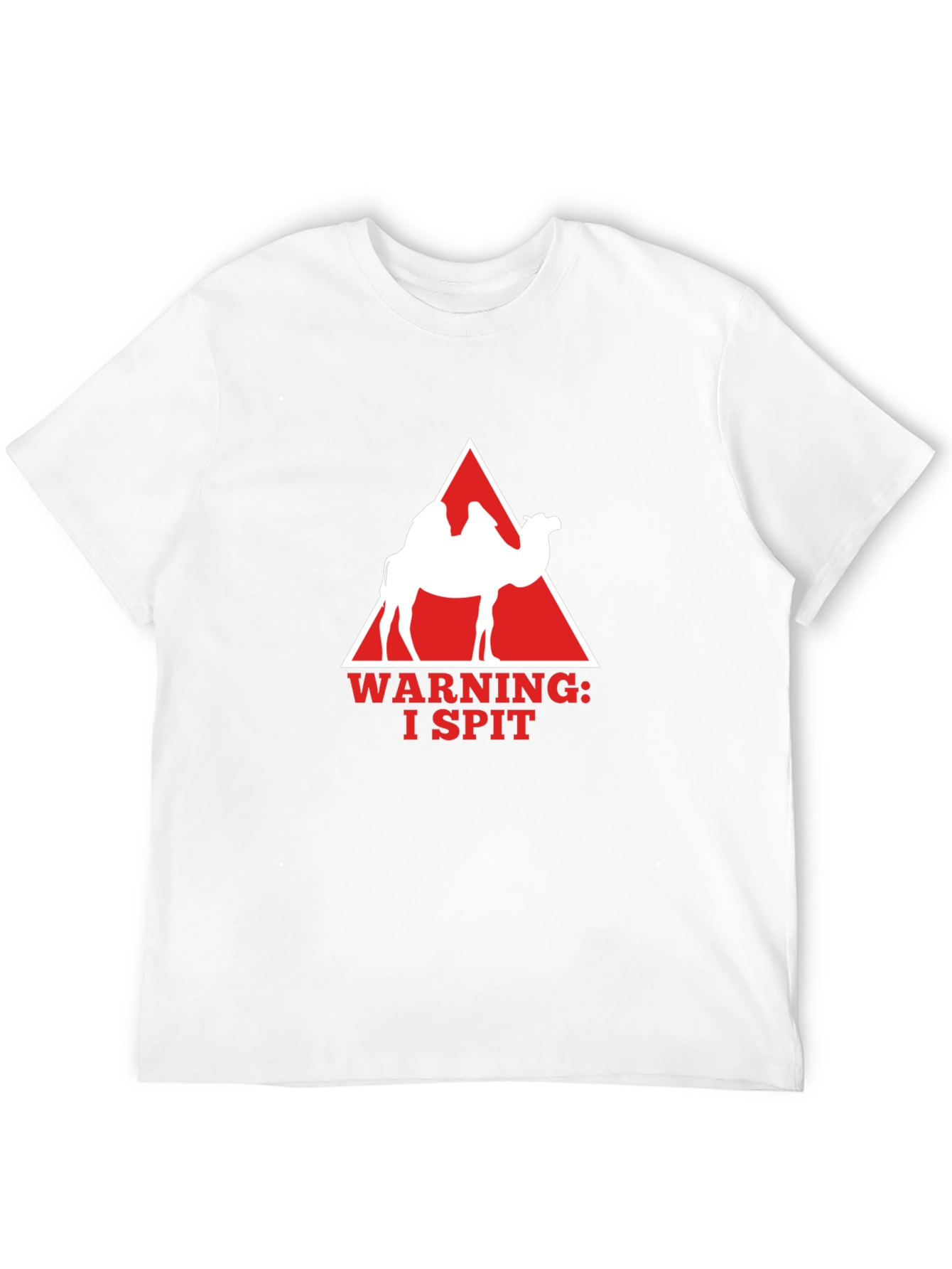 Warning I Spit Camel T-Shirt