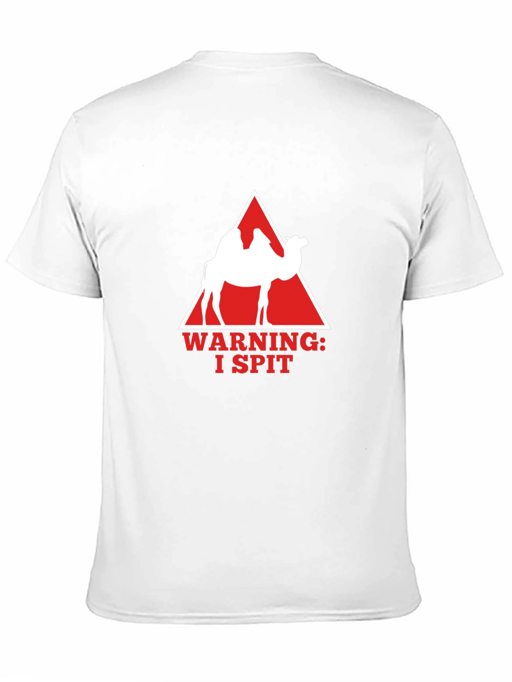 Warning I Spit Camel T-Shirt