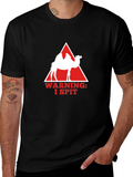 Warning I Spit Camel T-Shirt