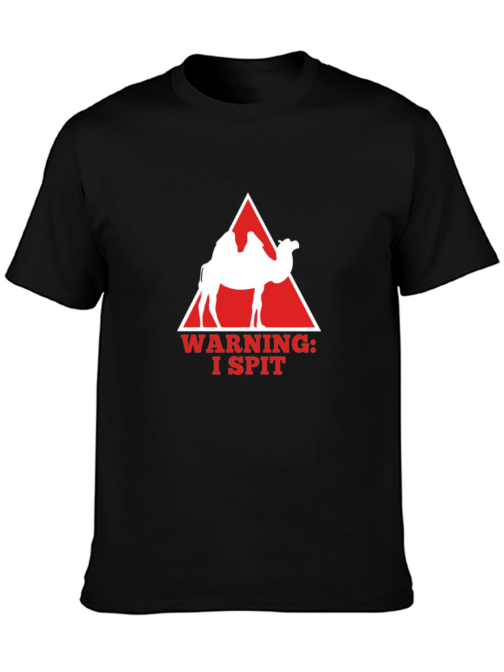 Warning I Spit Camel T-Shirt