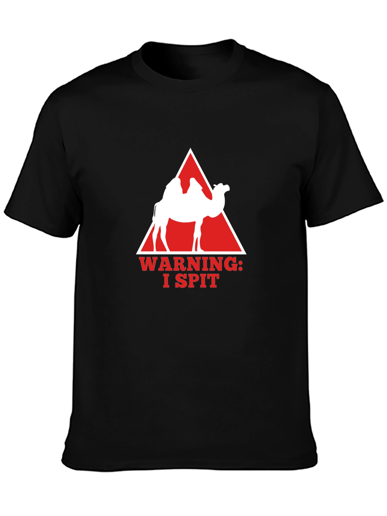 Warning I Spit Camel T-Shirt