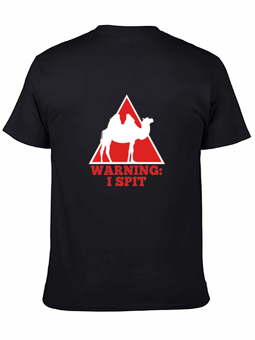 Warning I Spit Camel T-Shirt