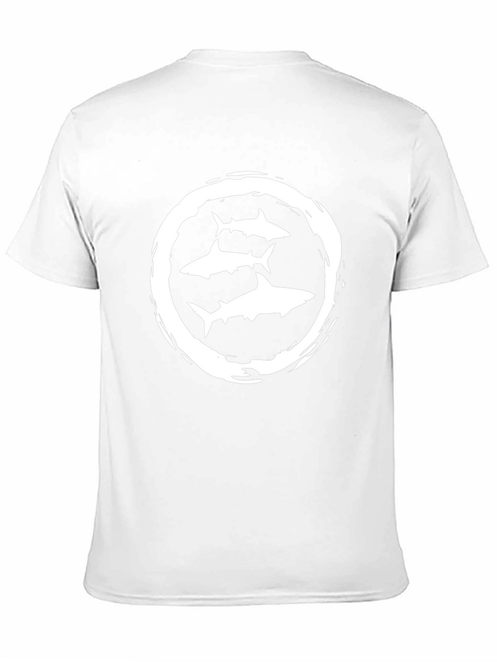 Mens Black Shark Graphic T-Shirt
