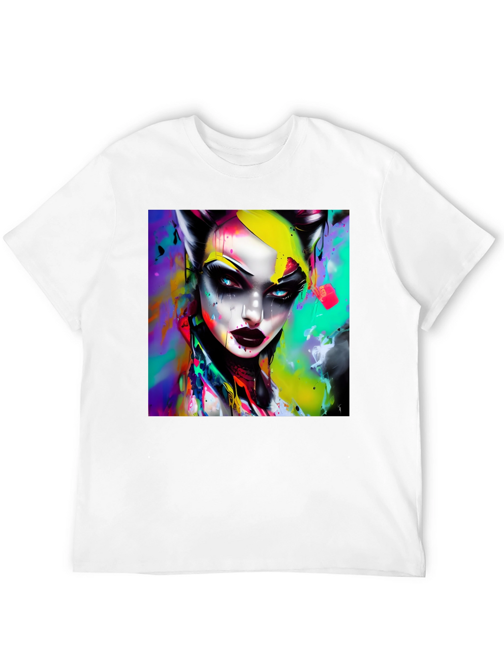 Vibrant Artistic Graphic Tee - Bold & Unique Design
