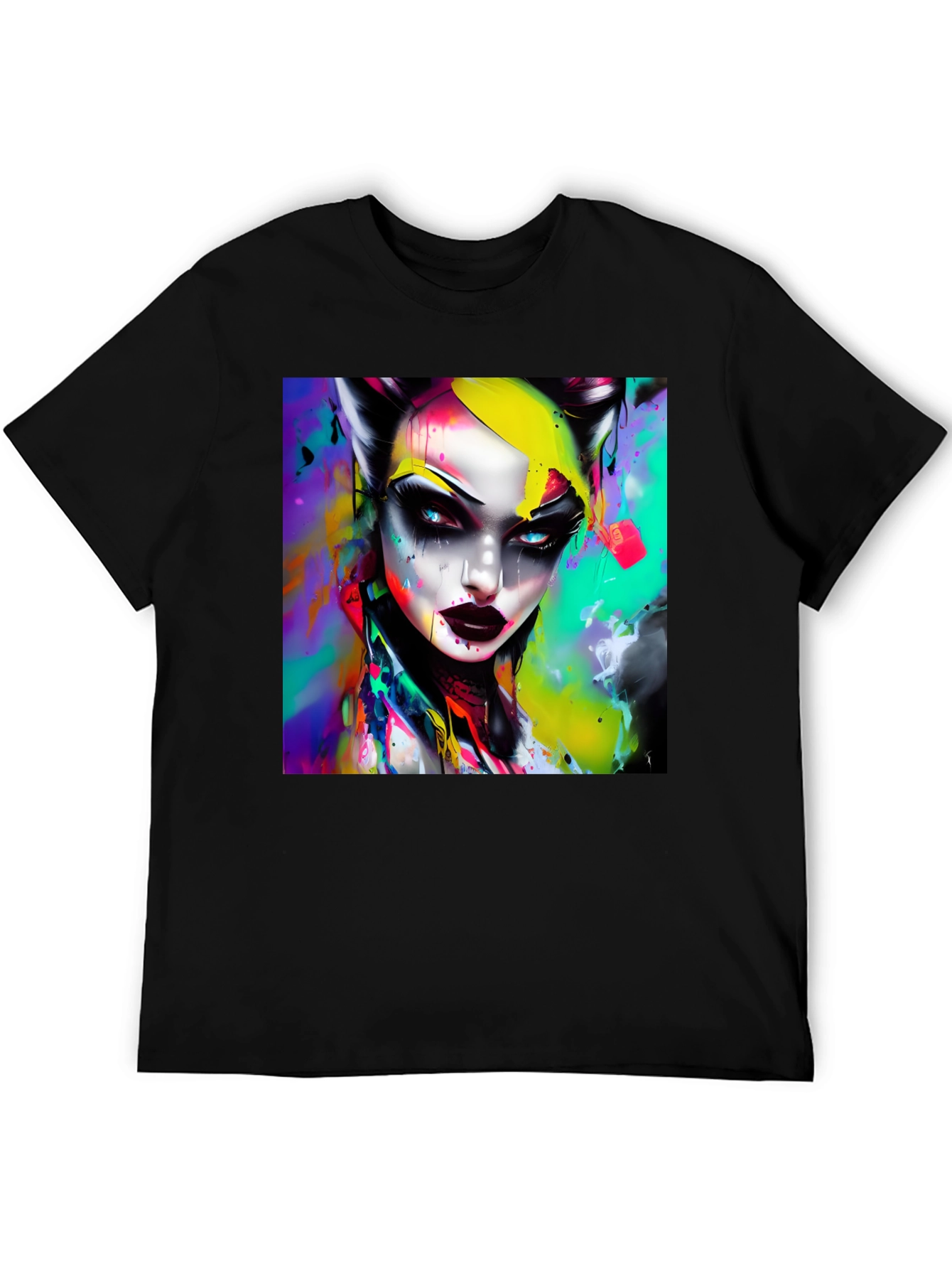 Vibrant Artistic Graphic Tee - Bold & Unique Design